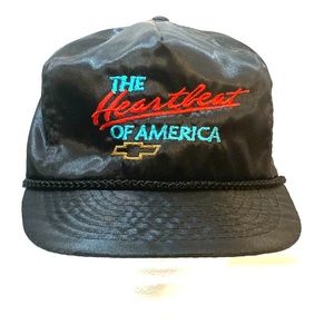 Vintage Chevrolet the heartbeat of America hat truck ford